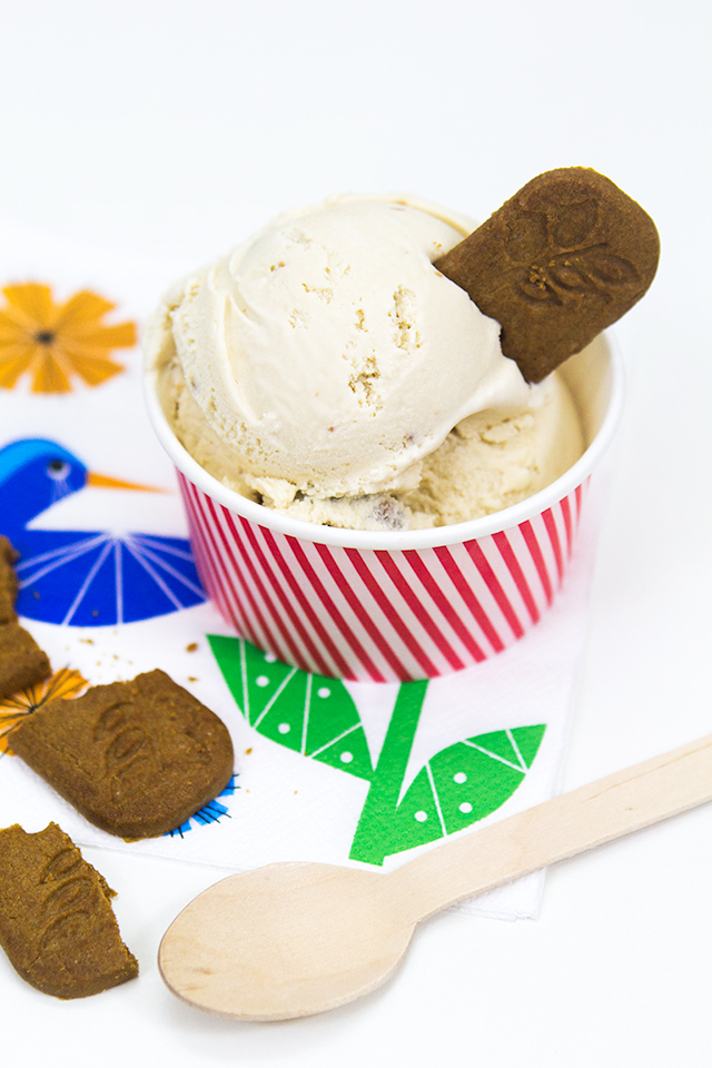 If you love Trader Joe's Cookie Butter than you have to try making this homemade cookie butter ice cream!